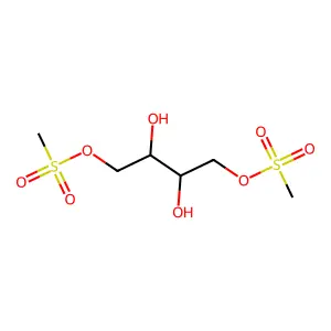 ERYTHRITOL, 1,4-DIMETHANESULFONATE, (meso)- structure