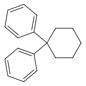 Benzene, 1,1'-cyclohexylidenebis- structure