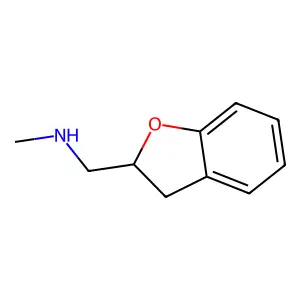 1-(2,3-dihydro-1-benzofuran-2-yl)-N-methylmethanamine structure