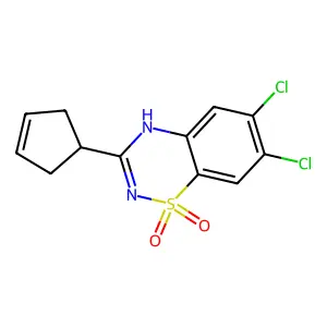 Pazoxide structure