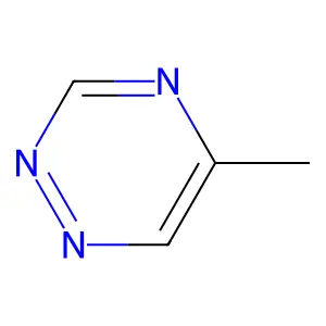 1,2,4-Triazine, 5-methyl- structure