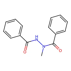 1,2-Dibenzoyl-1-methylhydrazine structure