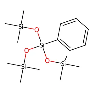 1,1,1,5,5,5-Hexamethyl-3-phenyl-3-(trimethylsilyloxy)trisiloxane structure