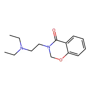 3-[2-(diethylamino)ethyl]-2H-1,3-benzoxazin-4-one structure