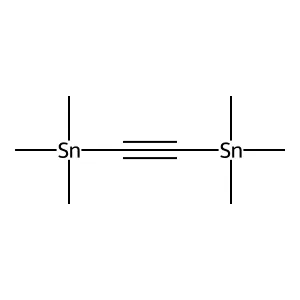 trimethyl(2-trimethylstannylethynyl)stannane structure