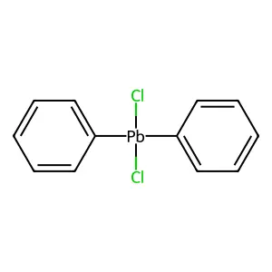 Diphenyllead dichloride structure
