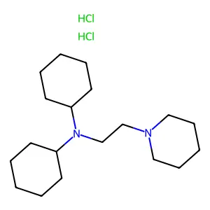 1-(2-(Dicyclohexylamino)ethyl)piperidine dihydrochloride structure