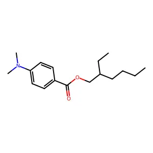 Padimate-O structure