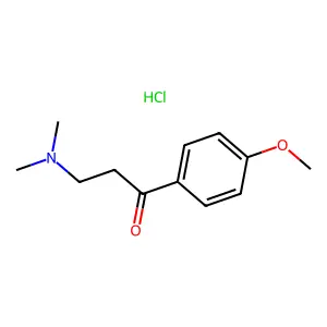 3-(dimethylamino)-1-(4-methoxyphenyl)propan-1-onehydrochloride structure