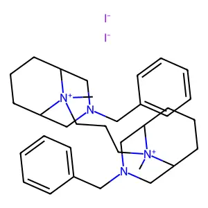 Compound C33H50I2N4 structure