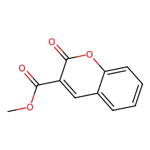 methyl 2-oxochromene-3-carboxylate structure