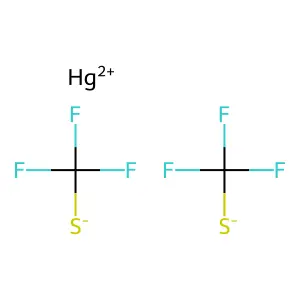 MERCURY, BIS(TRIFLUOROMETHYLTHIO)- structure