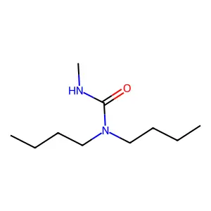 1,1-dibutyl-3-methylurea structure
