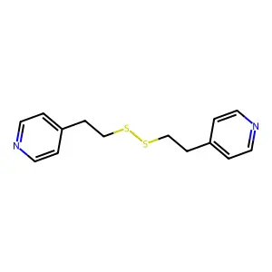 1,2-Bis(2-(pyridin-4-yl)ethyl)disulfane structure