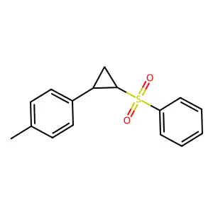 1-[2-(benzenesulfonyl)cyclopropyl]-4-methylbenzene structure
