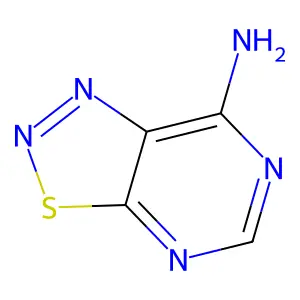 [1,2,3]thiadiazolo[5,4-d]pyrimidin-7-amine structure