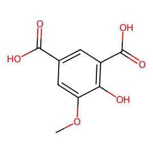 Compound C9H8O6 structure