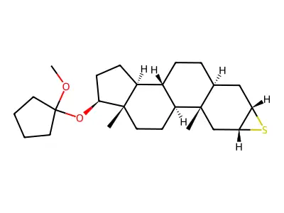 mepitiostane structure
