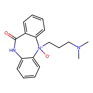 11-[3-(dimethylamino)propyl]-11-oxido-5H-benzo[b][1,4]benzodiazepin-11-ium-6-one structure