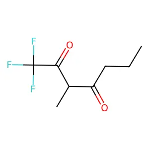 1,1,1-trifluoro-3-methylheptane-2,4-dione structure