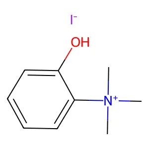 (2-hydroxyphenyl)-trimethylazanium iodide structure
