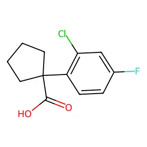 1-(2-Chloro-4-Fluorophenyl)Cyclopentanecarboxylic Acid structure