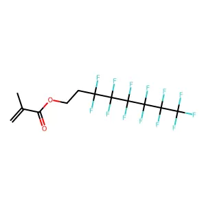 Tridecafluorohexylethyl methacrylate structure