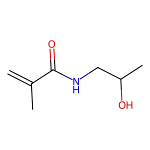 N-(2-Hydroxypropyl)methacrylamide structure