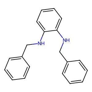 1,2-Benzenediamine, N,N'-bis(phenylmethyl)- structure