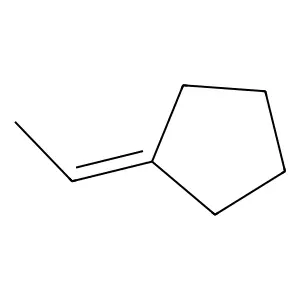 Ethylidenecyclopentane structure