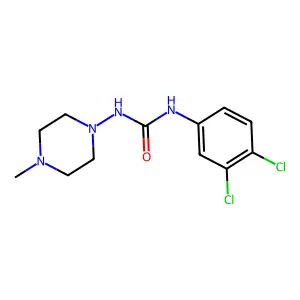 1-(3,4-dichlorophenyl)-3-(4-methylpiperazin-1-yl)urea structure