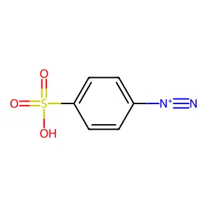 Diazobenzenesulfonic acid structure
