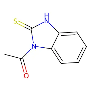 1-(2-sulfanylidene-3H-benzimidazol-1-yl)ethanone structure