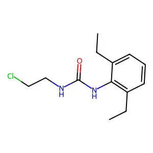 1-(2-chloroethyl)-3-(2,6-diethylphenyl)urea structure