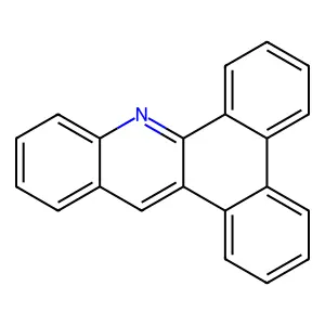 Dibenz[a,c]acridine structure