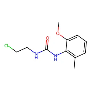 1-(2-Chloroethyl)-3-(2-methoxy-6-methylphenyl)urea structure