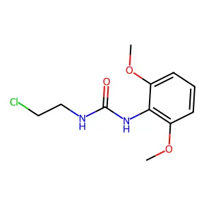 1-(2-Chloroethyl)-3-(2,6-dimethoxyphenyl)urea structure