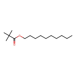 2,2-Dimethylpropionic acid, decyl ester structure