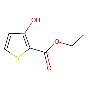 2-Thiophenecarboxylic acid, 3-hydroxy-, ethyl ester structure