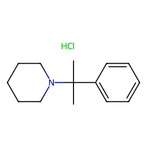 1-(2-phenylpropan-2-yl)piperidine;hydrochloride structure
