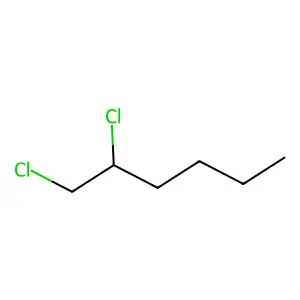1,2-DICHLOROHEXANE structure
