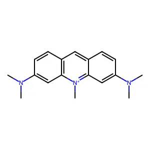Compound C18H22N3+ structure