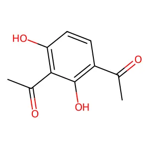 1-(3-acetyl-2,4-dihydroxyphenyl)ethanone structure