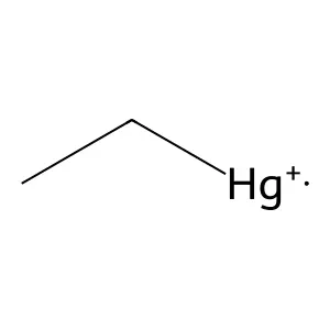 Ethyl Mercury Ion structure