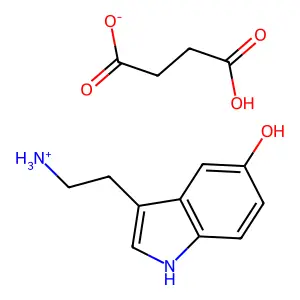 Serotonin succinate structure