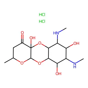 Spectinomycin dihydrochloride structure