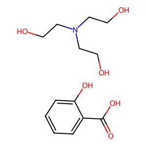 TROLAMINE SALICYLATE structure