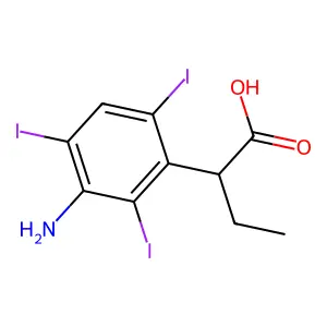 Compound C10H10I3NO2 structure