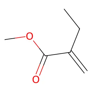 Methyl 2-ethylacrylate structure