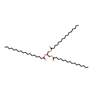 1,3-di(hexadecanoyloxy)propan-2-yl octadecanoate structure